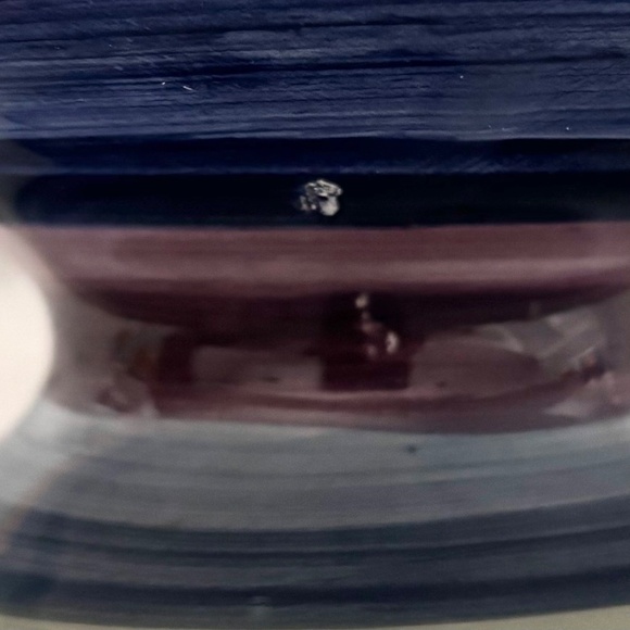 Tabletops Unlimited ROTUNDA Hand Painted COLORFUL FRLG Footed Fruit Bowl - Picture 12 of 12